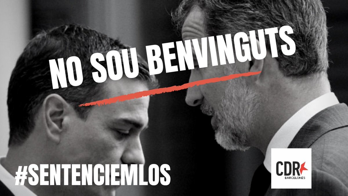CDR_Barcelones's tweet image. ⚠️Aquest divendres el cabdill del Règim del 78, Felip de Borbó, desembarca a Barcelona conjuntament amb en Pedro @sanchezcastejon.

👉🏻Els @CDRCatOficial serem al carrer per recordar-li que no és benvingut‼️

I tu et quedaràs a casa❓

#Sentenciemlos
#CatalunyaNoTéRei 
#FocAlBorbó