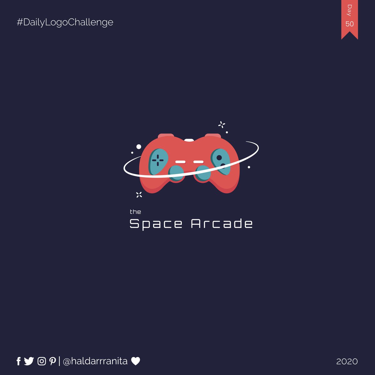ranitadesignz's tweet photo. Day 50/50 🎨🖌 Logo Prompt :  Video Game Arcade

Name: The Space Arcade

...

and it's  the finale.

#DailyLogoChallenge
#50DaysofLogo

#dailylogochallengeday50

#creativelogo #vediogames #logodesigner #graphicdesign #logodaily #branding #logomaker #logoinspiration #logos https://t.co/iRycWYXNhQ