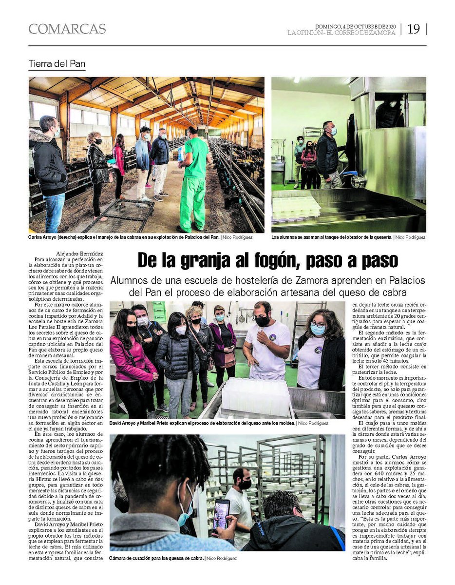 NOTICIA 🗞️📰| Este fin de semana hemos estado en <a href="/opiniondezamora/">LA OPINIÓN DE ZAMORA</a> para hablar sobre #formacion en el sector alimentación. Nuestro objetivo es ayudar a las personas a mejorar su empleabilidad. 
#AmplíaTuHorizonte #AprendeConAspasia

Lee la noticia completa aquí ⬇️⬇️: