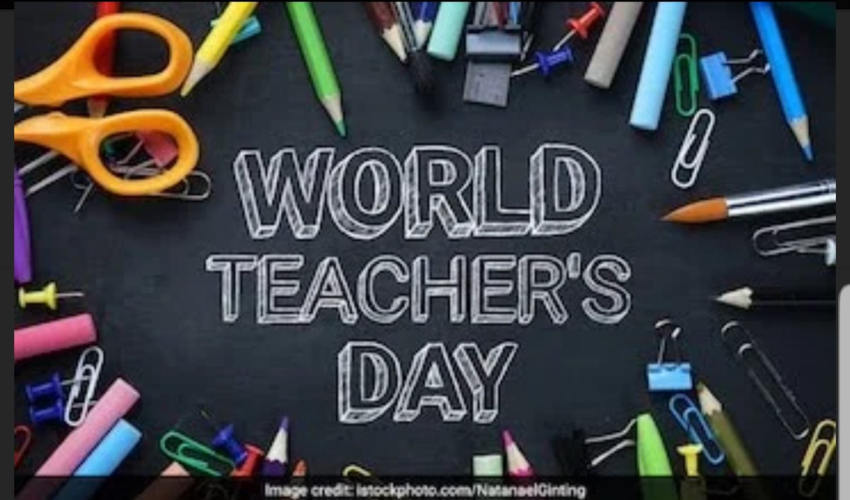 Happy World Teacher's Day!💕
