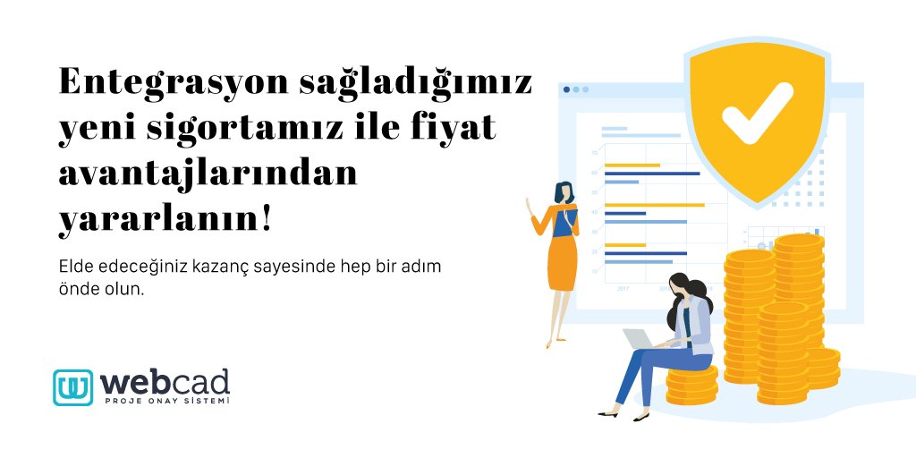 webcadtr's tweet photo. Fiyat avantajlı yeni sigorta entegrasyonumuz hizmetinizde. 📢 https://t.co/JPeJEUm7Vy