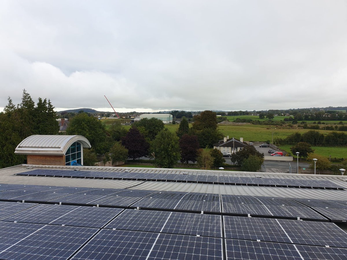 As part of the #cVPPproject, <a href="/TipperaryCoCo/">Tipperary County Council</a> are doubling their #PV capacity, including 134 kW at Roscrea Leisure Centre. Excess will be exported onto the grid, which will be purchased by <a href="/CommunityPower_/">CommunityPower.ie 🌞</a> #sustainabletipp