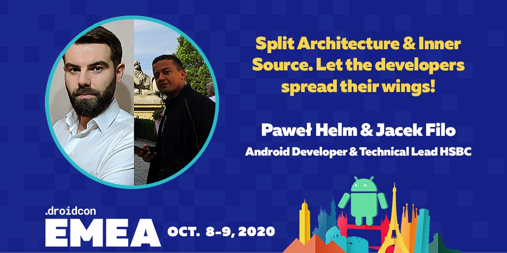 In this talk, Paweł Helm &amp; Jacek Filo will cover how to design #Multi-Module Applications #Architecture with reusable core functionalities. #dcEMEA Full abstract: online.droidcon.com/emea-speaker/p…