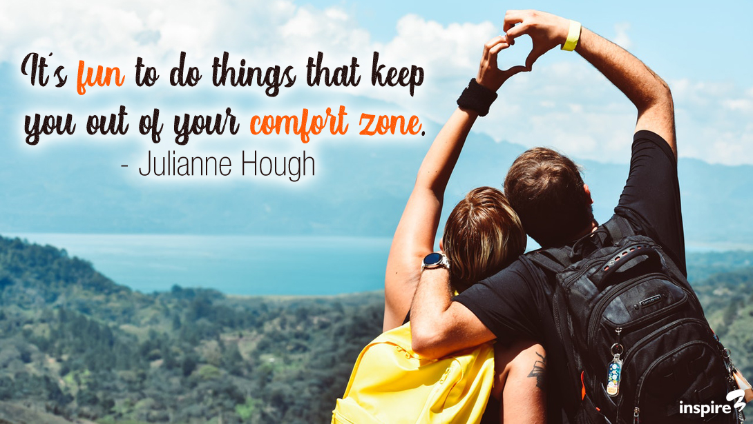 Inspire3's tweet photo. Getting out of your comfort zone from time to time creates just enough good stress to ramp up your focus, creativity, pace, and drive, and it helps you respond to life stress when unexpected things happen. #successful #hustle #quotes https://t.co/v7JXq55jPk