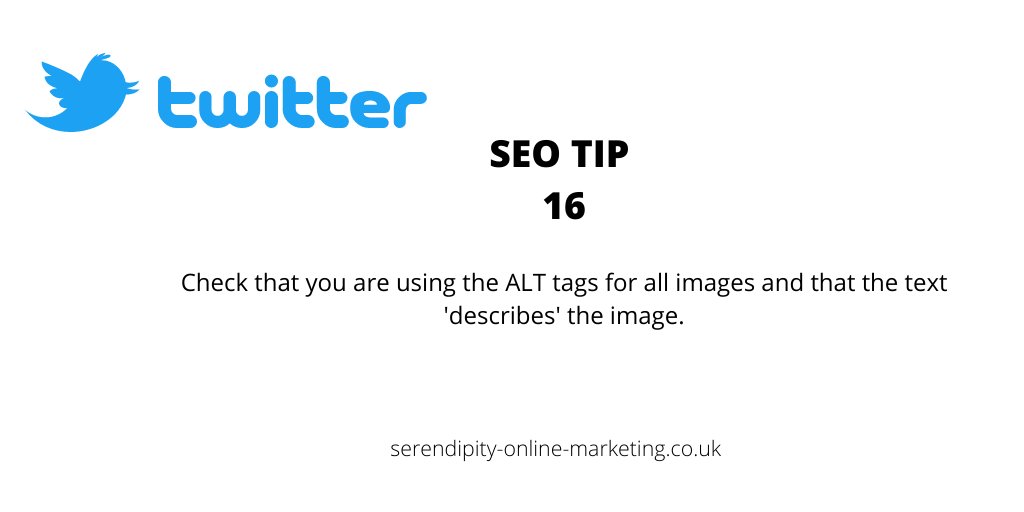 serendipitySEO's tweet image. A very Good Afternoon to you all #HerefordHour, made it on time today! What a wet, windy weekend that was! Hope everyone is well? Here is my tip for today, number 16 - so  still going strong! 🦾😀  #Tips #Google #SEO #Website #socialmedia