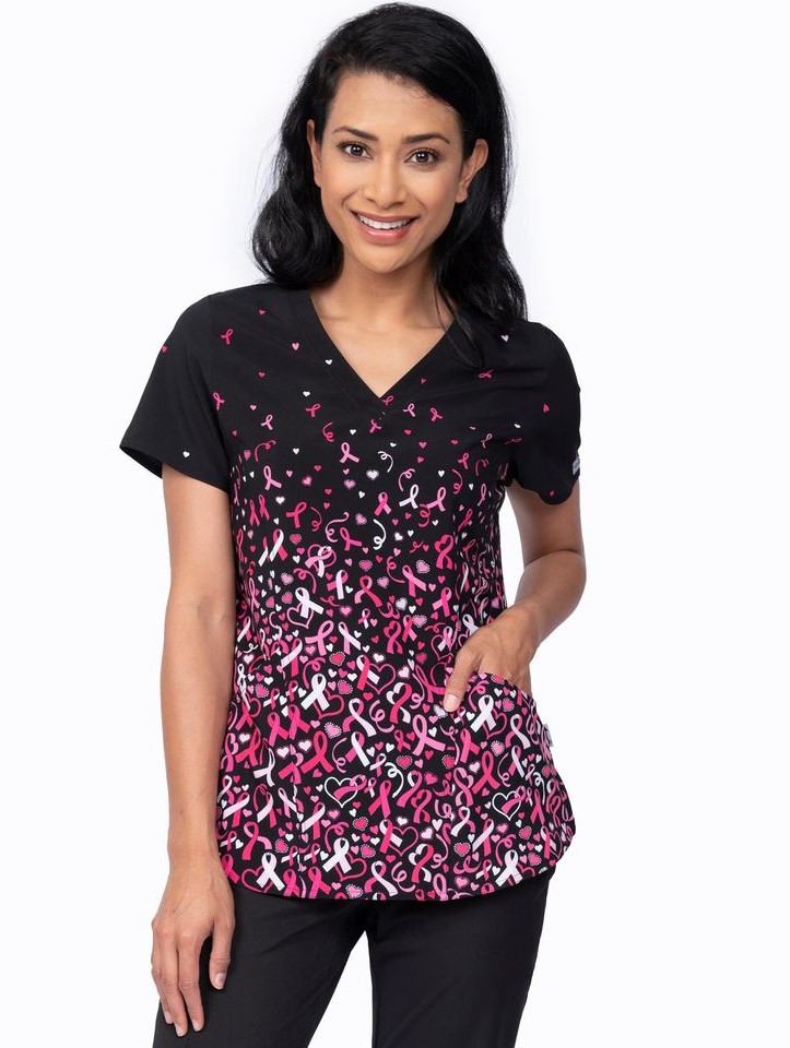 Do you love this scrub top from Zavate Apparel?  We have it in stock!  It is so cute and a great reminder that October is Breast Cancer Awareness month.  #ZavateApparel #BreastCancerAwarenessMonth  #CheckYourBOObies