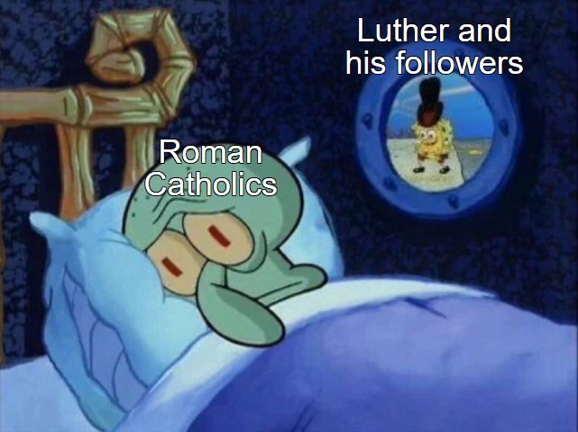 JTetzel65's tweet photo. This is what people think when they see Martin Luther and his followers.
#koape20 @DowneysClass https://t.co/I9m2YmEkEt