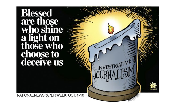 Happy National Newspaper Week to all who shine the light. https://t.co/iVWmHMOe62