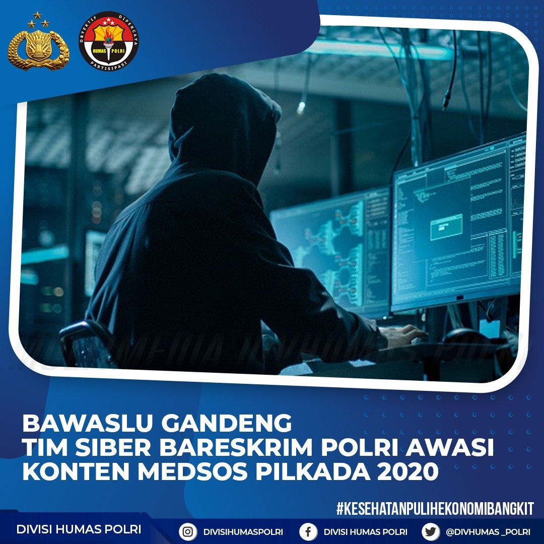Agus_candra_'s tweet photo. 🛡OPEN PROMOTE🗡

Tim Siber Polri siap mengawasi konten Medsos Pilkada 2020.
#IndonesiaAman 
#SejutaPromotor 
#programfolback 

follow👉 @Agus_candra_ 

izin
@TheArieAir
@tjhinfar21 
@futoday_ 
@MARV3LLL 
@wiwikherma
@kianinara1

Rep: Tim Siber Bareskrim
#programfolback 
🔄💓 https://t.co/nHtiB22N4O