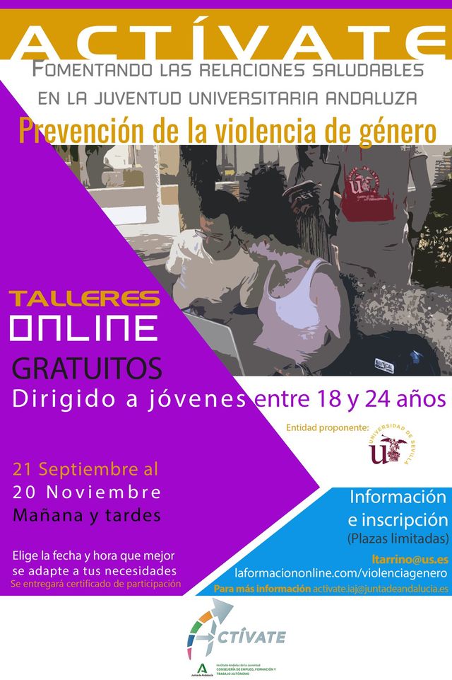 IAJuventud's tweet photo. ¡Buenos días! #Actívate contra la violencia de género 🔴.

✅ Talleres on line gratuitos hasta el 20 de noviembre.

👉 Busca aquí la fecha y hora que mejor te convengan e inscríbete: https://t.co/4gpN7uaIfm.

@dmorzam @IAMJunta https://t.co/VPjrmzzLfJ