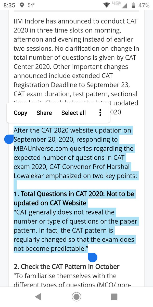 This What they think are proud features of CAT are actually flaws. In this bizarre quest to not be "predictable", it is more a contest than a rigorous and scientifically designed test of abilities and fit. Acting like quizmasters not professors.