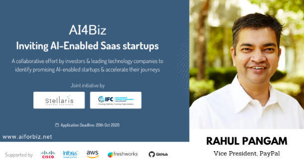 Stellaris_VP's tweet image. #MeetTheJury at #AI4Biz
@rahulpangam founded @simility, an enterprise fraud &amp;amp; risk solutions company that was acquired by PayPal in 2018. Rahul currently heads the risk strategy division at @paypal. He was previously a Director at Google, leading the global team on fighting fraud