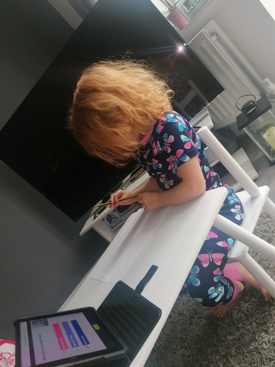 MccarronColleen's tweet photo. Beginning our week of home learning with the national academy... Today we have learnt about shapes, the landmarks of London and tricky words, recapping stories! #day1 @SoulsSchool https://t.co/GcInO1itJJ