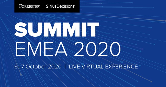 Looking forward to opening tomorrow's sessions at the EMEA #SDSummit with my colleague and collaborator Amy Hayes@amymhayes1.  Join us to learn more about the future of B2B buying.
