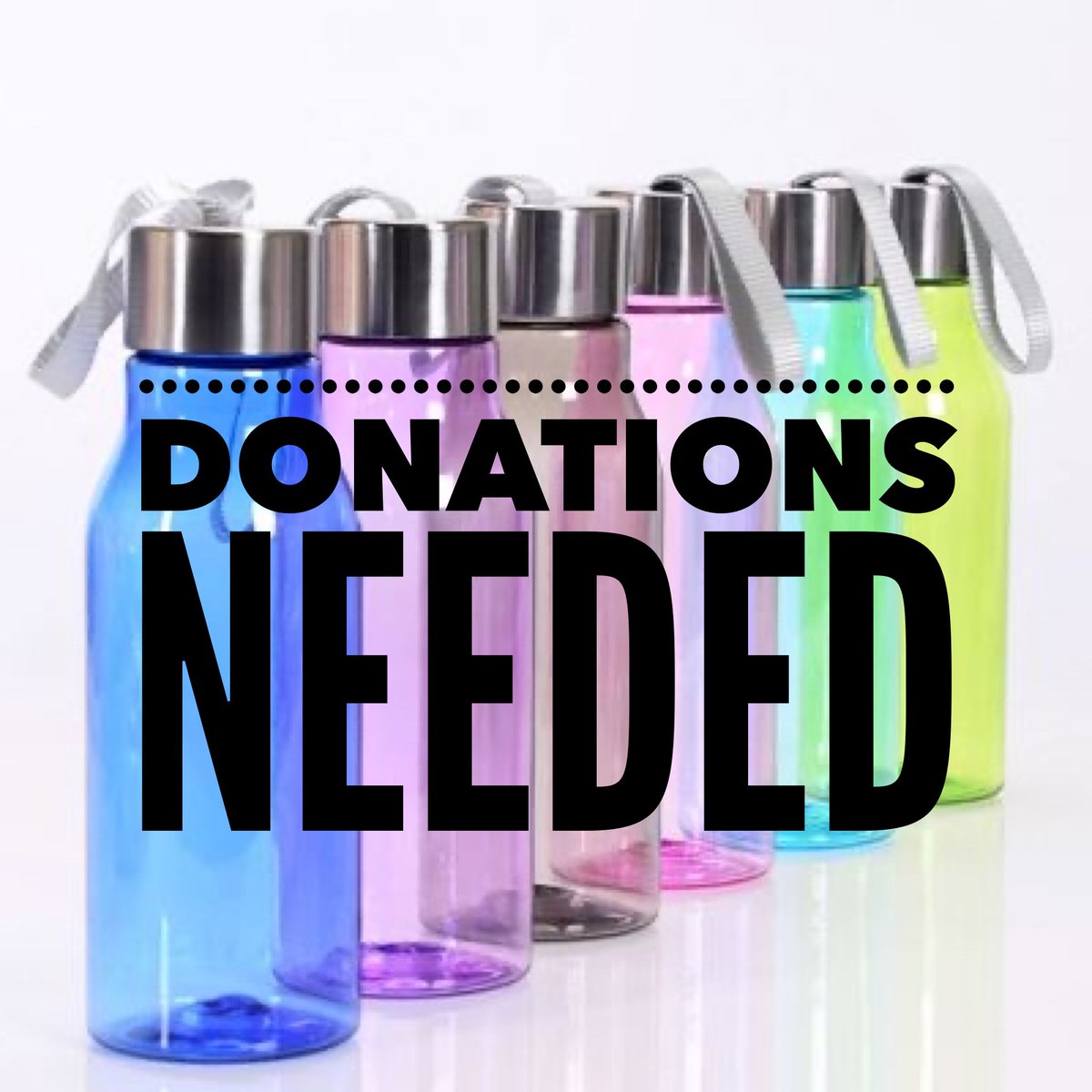 💦HMS is collecting donations of new &amp; gently used, dishwasher-safe water bottles. 

💦To help make collection of the water bottles easier, the PTA will provide a drop-off bin outside the school front doors starting TODAY. 

💦All bottles will be washed before giving them out.