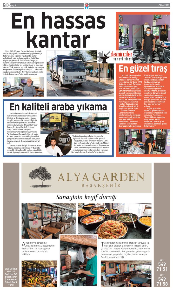 DemircilerSite's tweet image. Demirciler Sanayi Sitesi, Metalin Hayat Bulduğu Yer &quot;Yeni Esnaf Gazetesinde...&quot; @YeniEsnafGazete