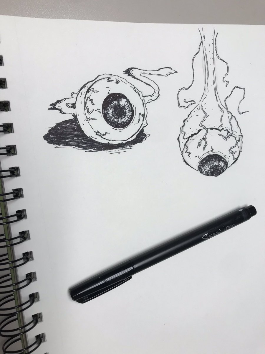 I’ll kick off the October drawing challenge for October 1st’s theme! EYES!