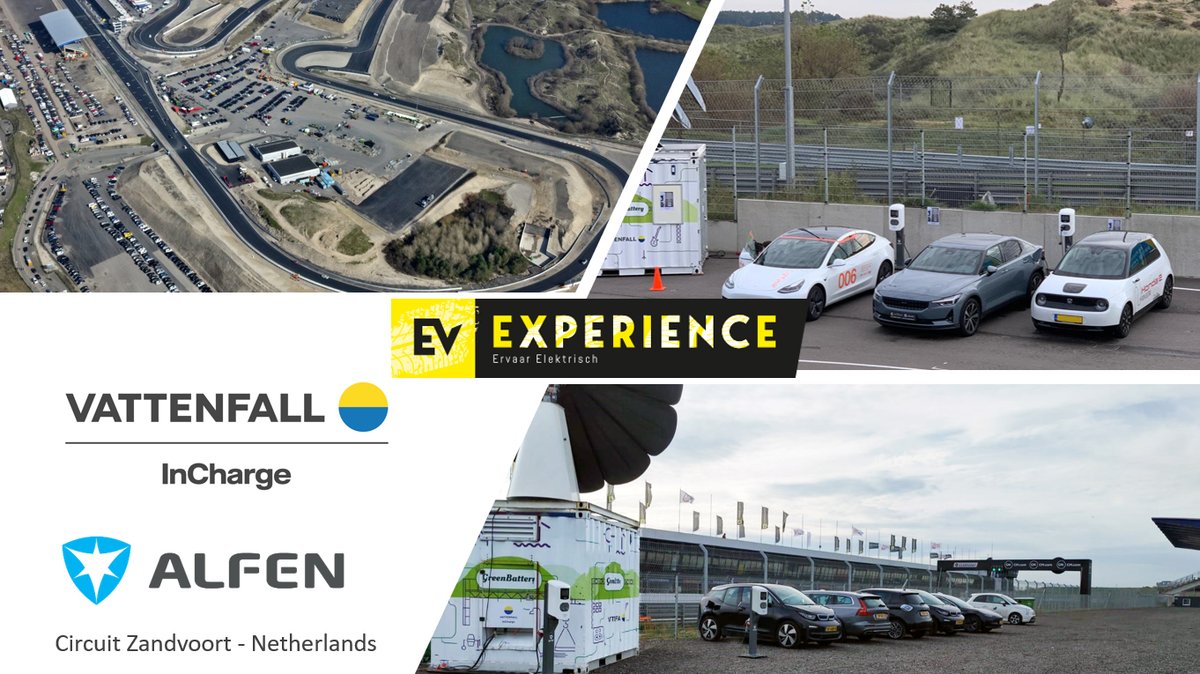Last weekend Alfen supplied 24 charge points for electric cars for the EV Experience - Circuit Zandvoort on the new race track. In collaboration with our partner Vattenfall, we have realised 2 charging plazas.  #emobility #vattenfall #incharge