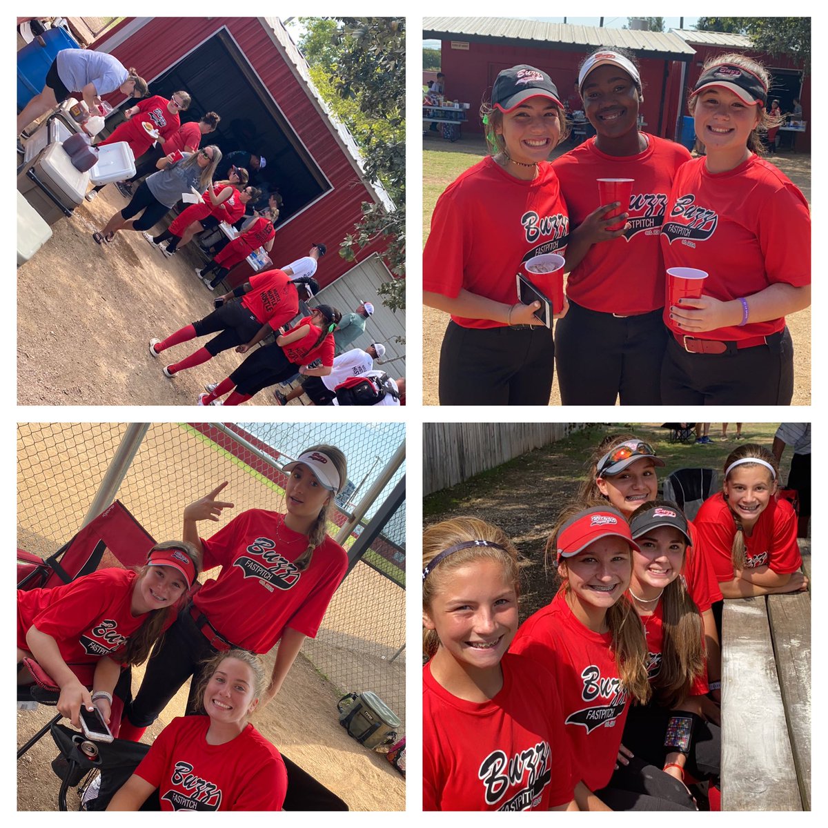 Buzz Gold SUNDAY FUNDAY!! Our girls came out and competed on the dirt making everyone better then we had some fantastic burgers and of course <a href="/pokeyoswaco/">Pokey O’s Waco 🍪❤️</a> was AMAZING! Love seeing all the smiles, blessed with a great Buzz family! Buzz Win!!! #FAMILY