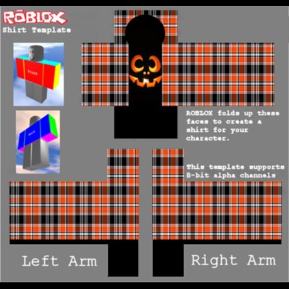 roblox halloween shirt template