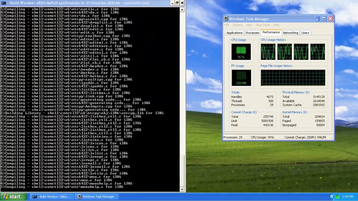 NumeralTECH's tweet image. Logran compilar e instalar Windows XP y Server 2003 a partir del código fuente filtrado: así es el proceso en vídeo bit.ly/3lfWMq2