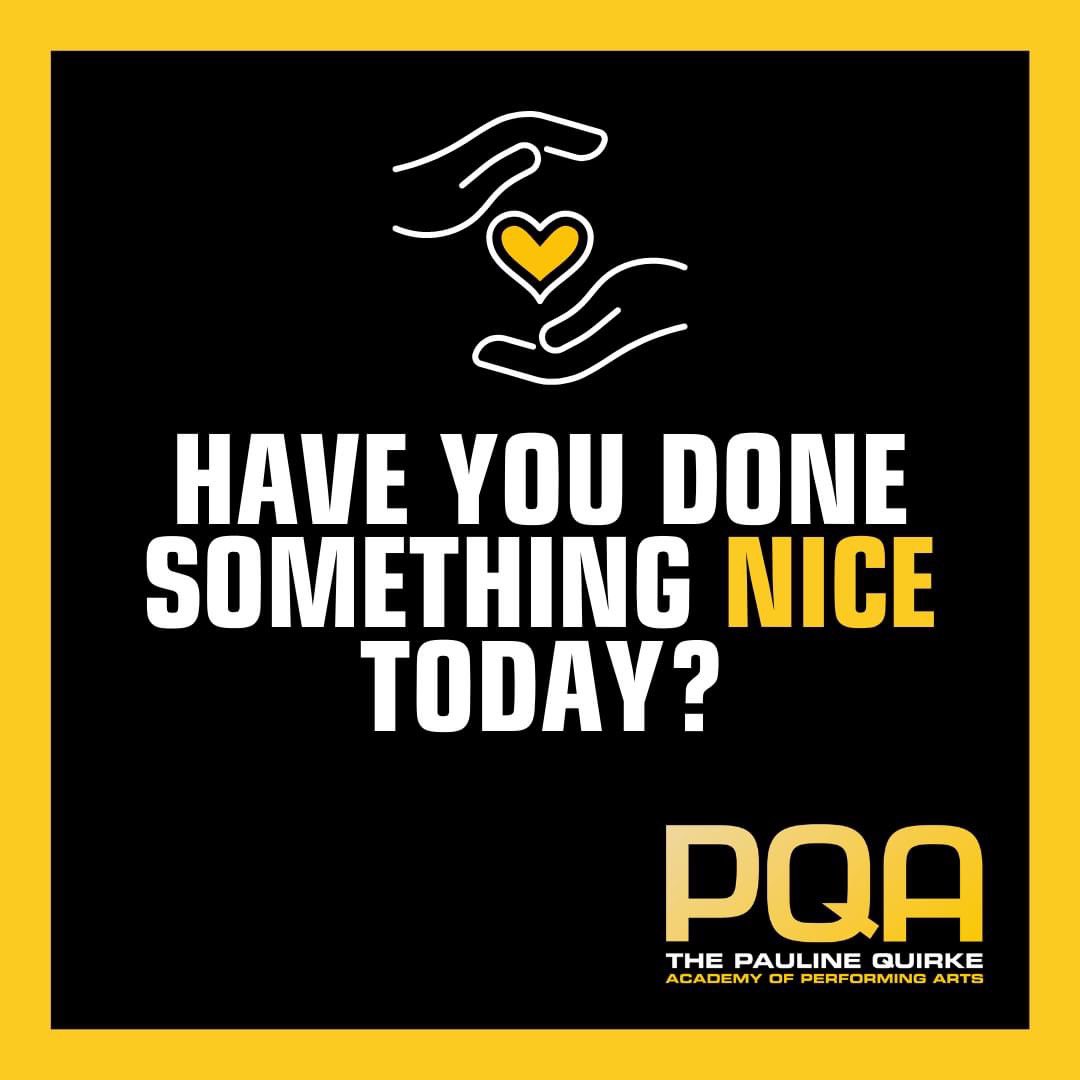 PQAHull's tweet photo. Today is National Do Something Nice Day!

Have you done something nice for someone else today? Perhaps you've done something nice for yourself? Let us know! 

#DoSomethingNiceDay #beyourselfbeamazing #benice https://t.co/o63LnrZfg6