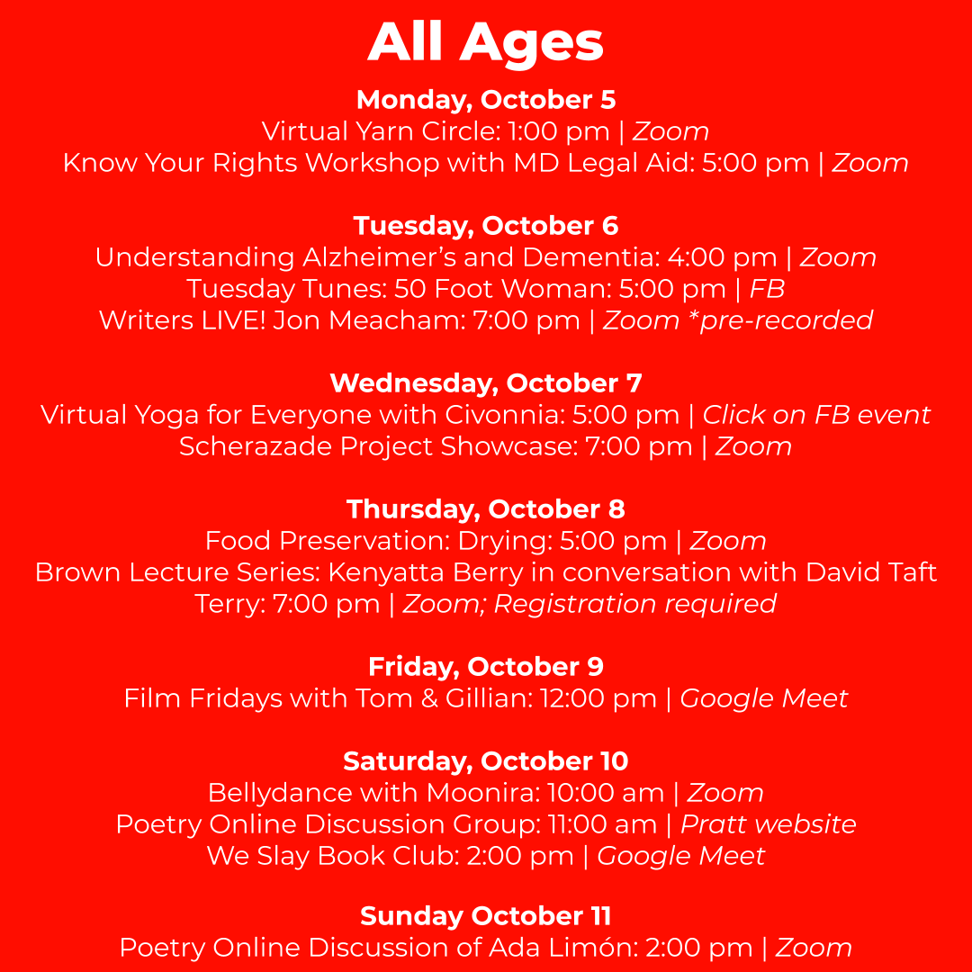 Pratt Library tweet media