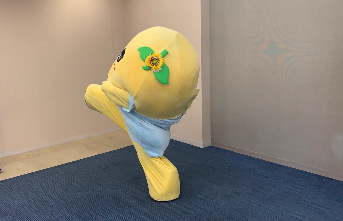 ふなっしーのハイキックタイム！運動の秋みなさんご一緒になっしー！