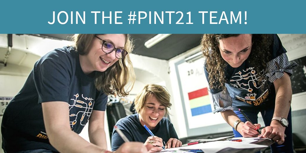 Are you interested in #scicomm? We are looking for new volunteers to help us organise the festival in #Vienna and #Graz🤗🤗 Join us at: austria@pintofscience.com