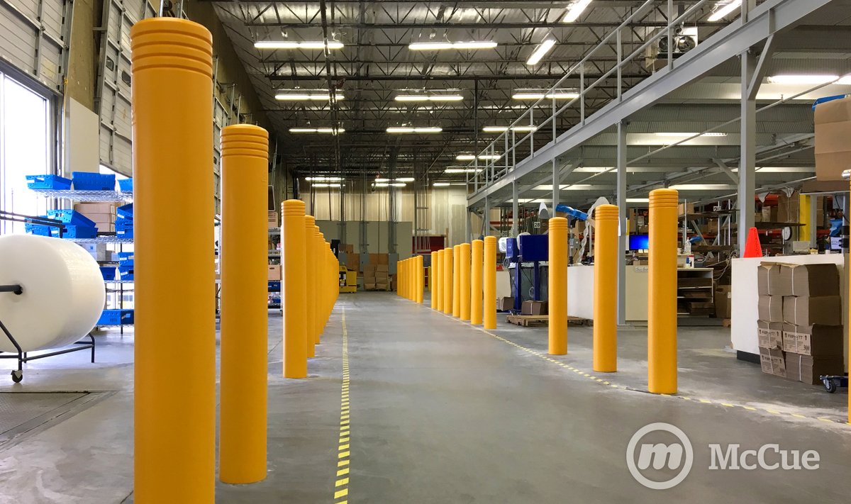 McCueCorp's tweet image. McCue has an entire line of shock-absorbing bollards designed to keep your people safe.  This photo shows our #FlexCore Bollard that installs in 15 minutes with just three concrete anchors! Learn more: hubs.ly/H0xpzVR0