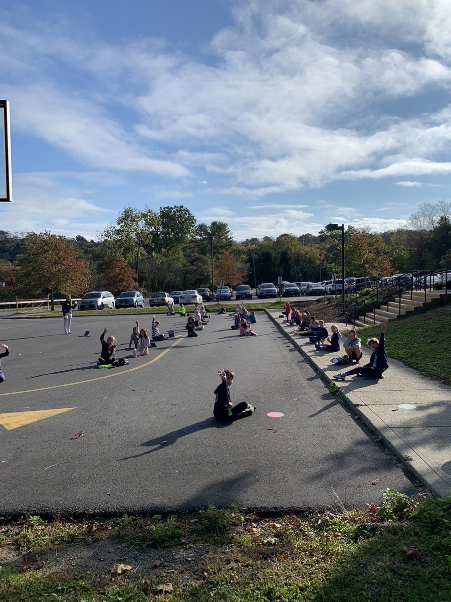 We are loving the fall weather today as it allows us to socially distance for snack outside and talk to ALL of our cohort A and B friends in mine and <a href="/mrspeterson1120/">Alyssa Peterson</a>’s class! So happy to have so many friends back together again!
