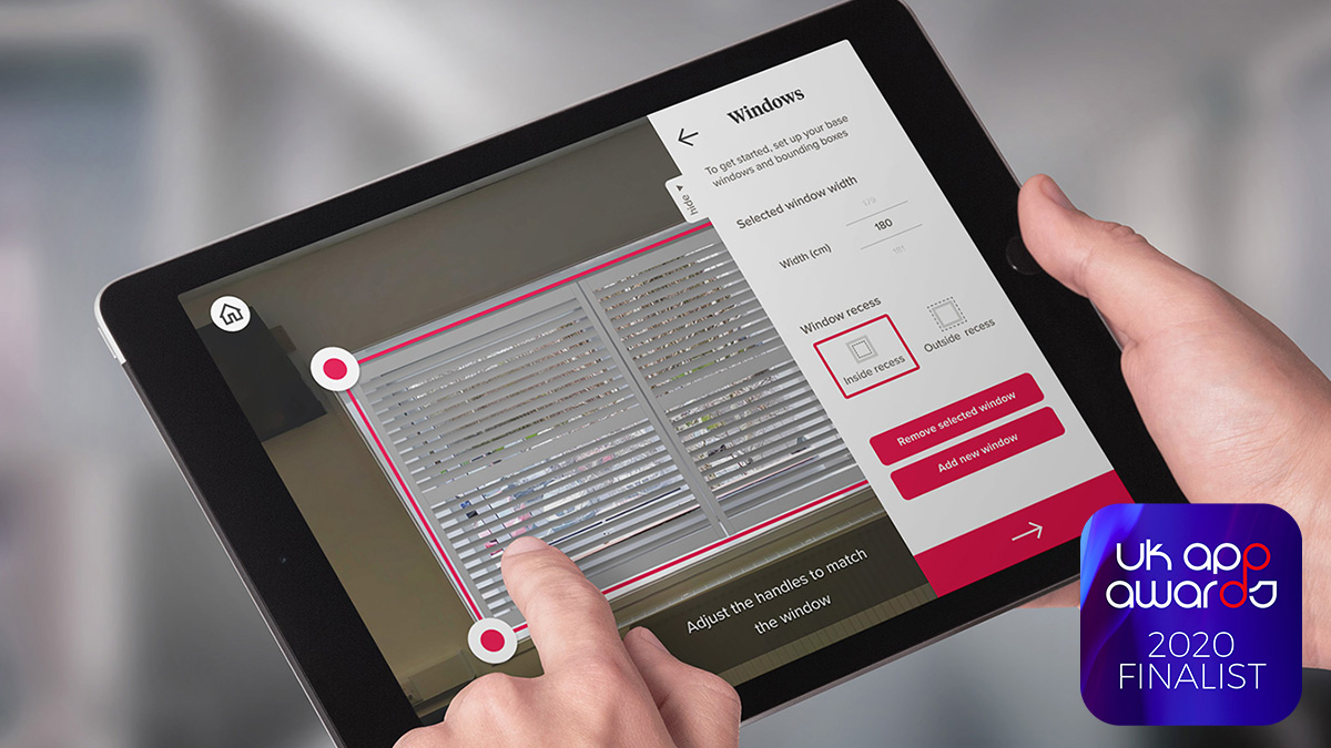 CreatedInEden's tweet image. We're incredibly proud to announce that our app with @hillarysblinds has been shortlisted for 'B2C App of the Year' in the #UKAppAwards by @dontpanicevents! 🥳🏆