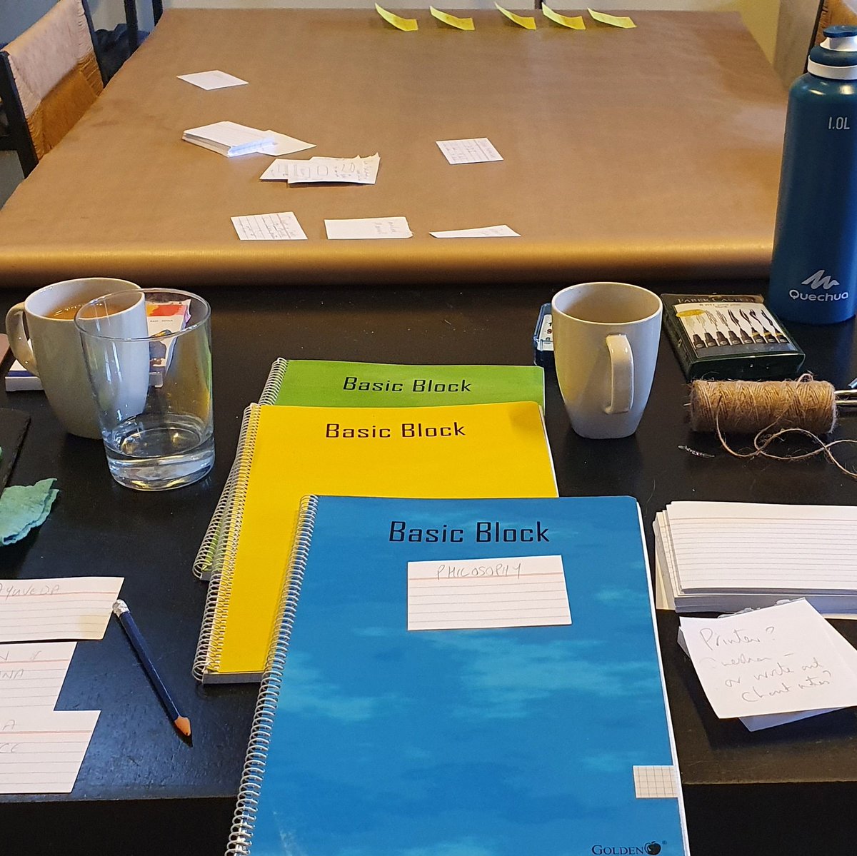 Am I the only person who makes a kanban board to study yoga philosophy and anatomy... #alwaysbeagile