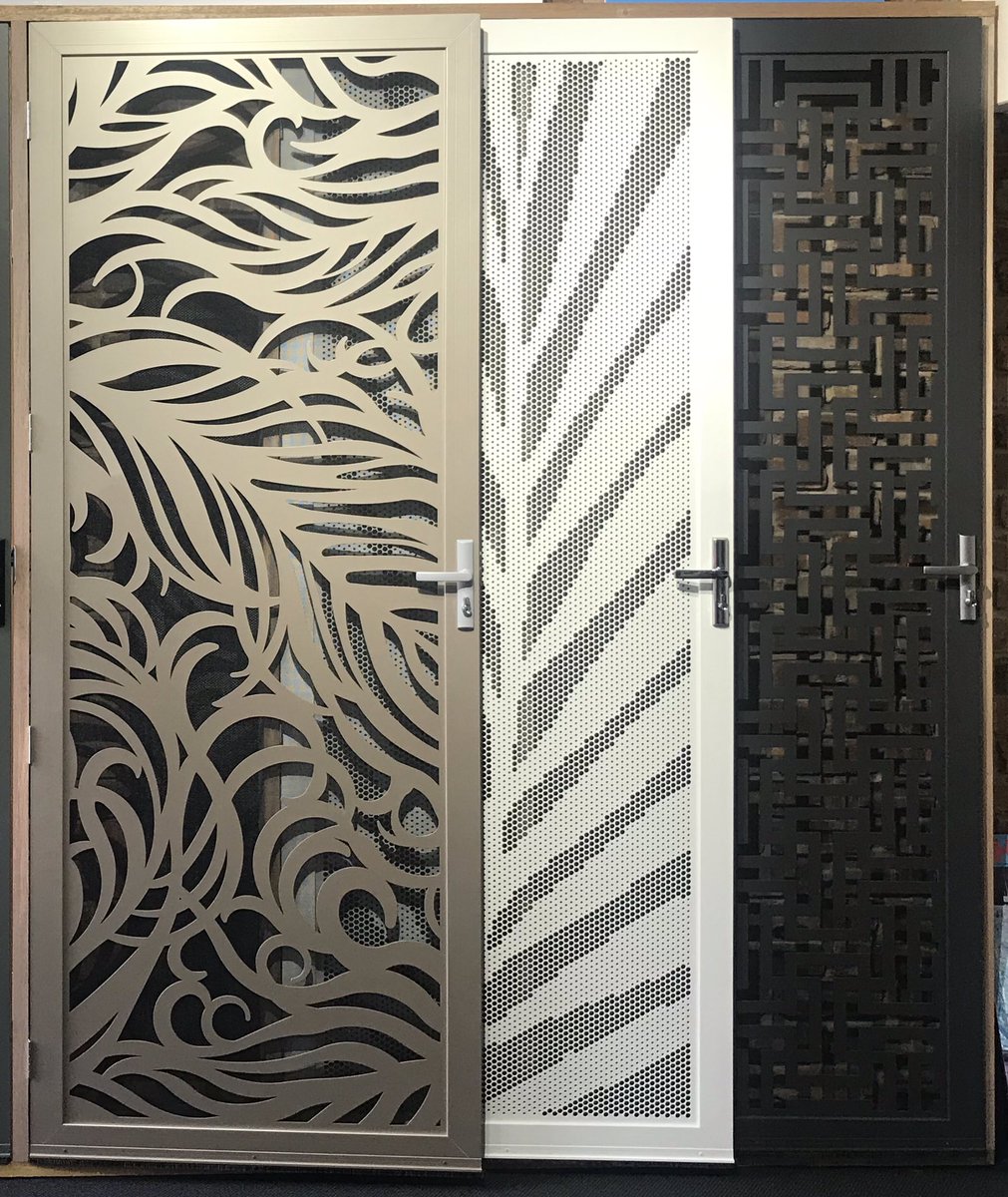 Looking for something a bit different? Laser cut designs are the latest addition to our range. Visit our showroom to inspect the strength and quality of these security doors👌🏡🔐