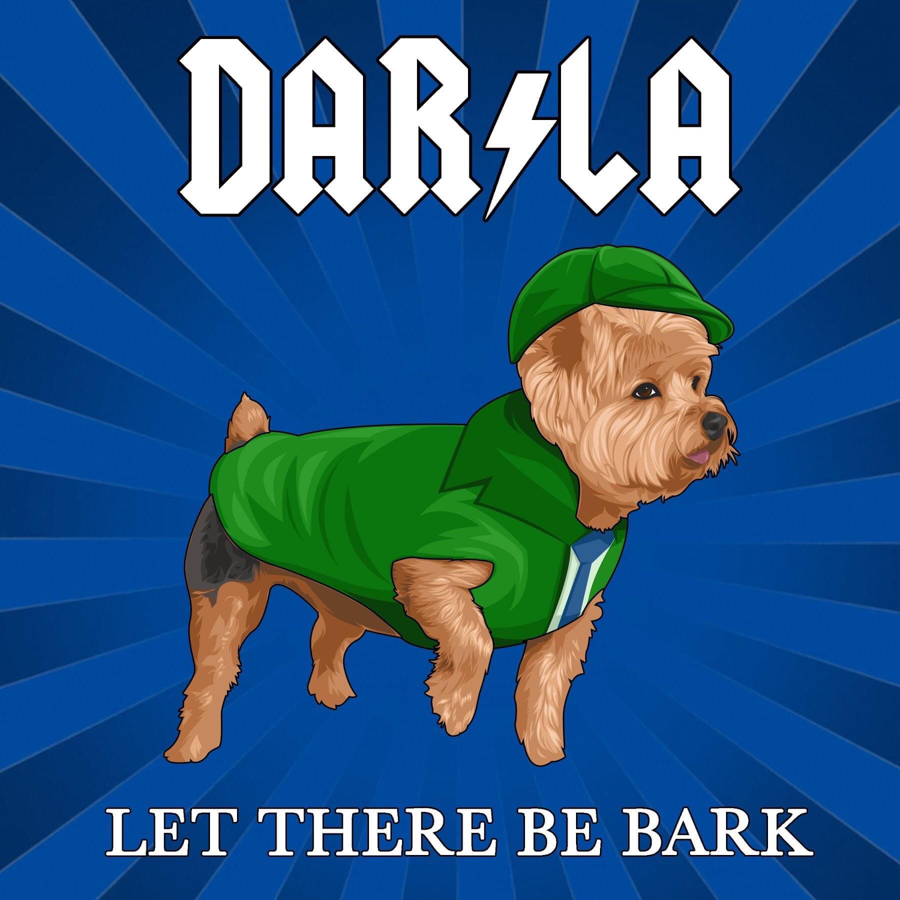 Darla the Wonder Dog wishes a Happy Birthday to her friend Brian Johnson of AC/DC!!!   