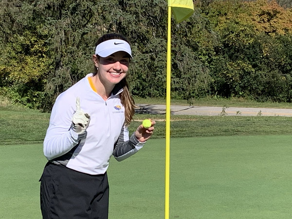 Congrats to <a href="/GtownGGolf/">Germantown Girls Golf</a> <a href="/gabicox21/">Gabi Cox</a> and her proud pops <a href="/coachcox34/">Shane</a> of <a href="/FallsAthletics/">Falls Athletics</a>.  Gabi made 1 at the sixth hole today <a href="/wiaawistate/">WIAA State Tournaments</a> at Mee-Kwon #WIHSGOLF
