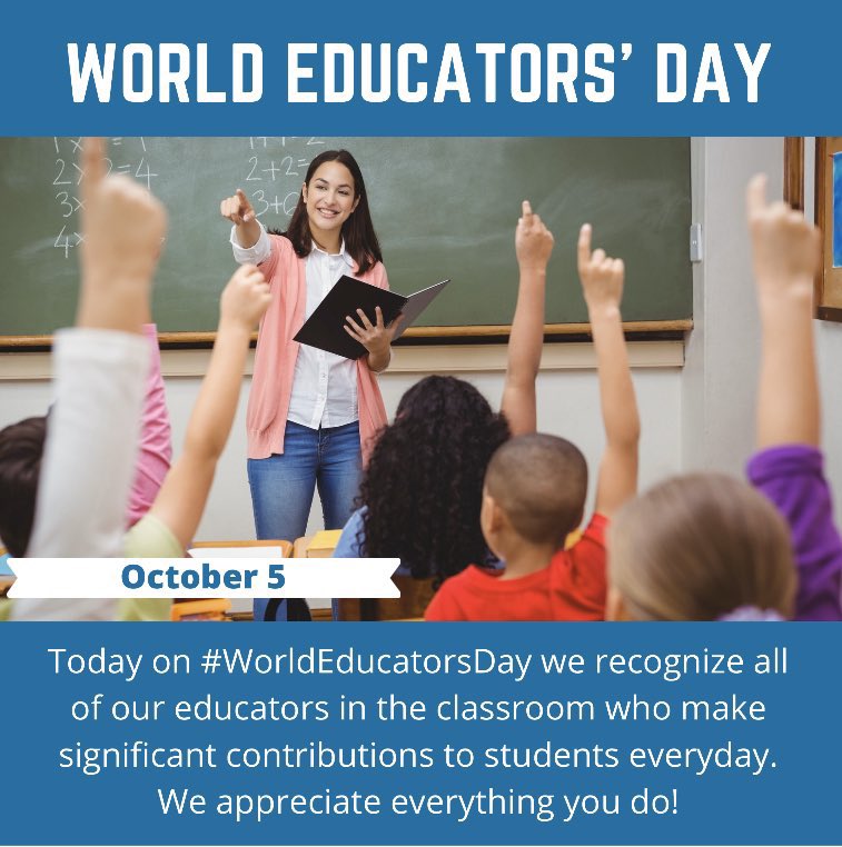 LoughPS_LDSB's tweet photo. A huge shout out to the amazing educators that work at LPS!! On #WorldEducatorsDay we say thank you!! https://t.co/onYpBgCnd0