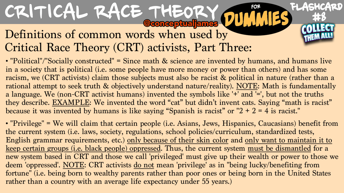 Critical Race Theory flashcards, #8. Collect and share.