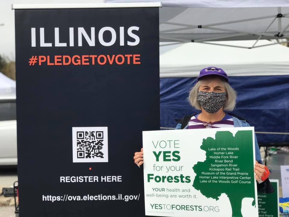 lwvchampaignco's tweet photo. Vote #YesToForests on the Champaign County Forest Preserve referendum this election! https://t.co/QpTtEJXnHV