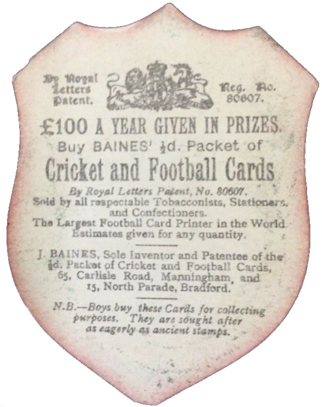 Hunslet1908's tweet photo. This card would have been issued well before 1908 but could have still been in circulation at that time. Albert looks quite young so the card may date from around 1895. I'm really pleased to have been able to buy it. https://t.co/zTGIJTMg0V