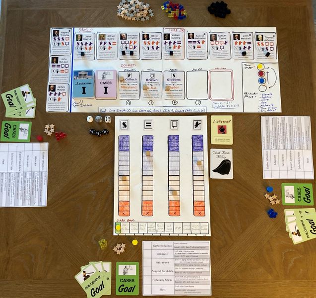 jszmajda's tweet image. My friend Talia is close to publishing her first strategy board game, about the Supreme Court. Today is the first Monday in October, and it's the.. name of the game 😁

I hope you get the chance to pick it up when it comes out!!

opinionatedgamers.com/2020/10/05/tal…