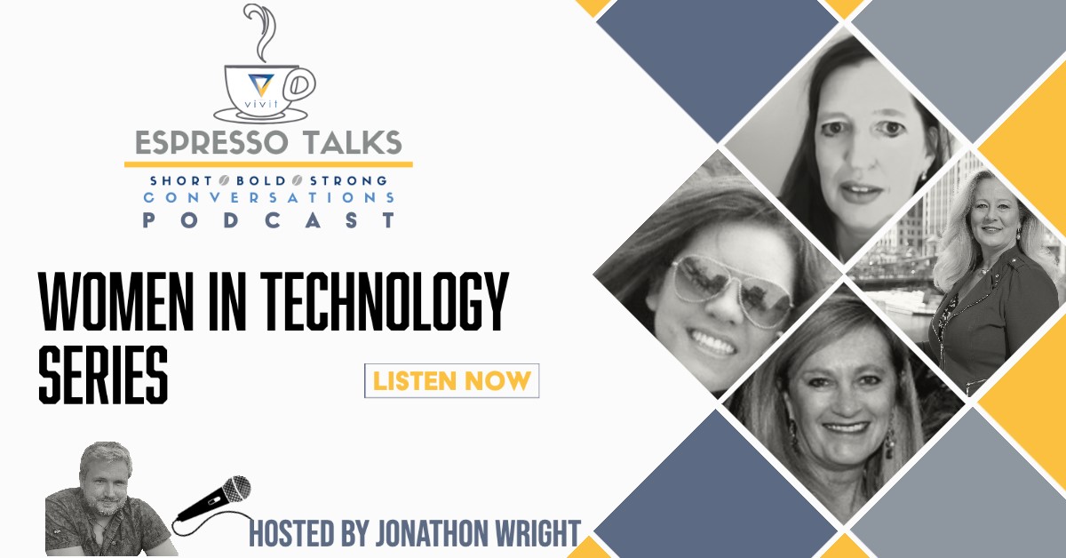 BeckyArenson's tweet image. @VivitWorldwide #EspressoTalks launches Women in Tech series highlighting industry women who empower women w/new skills, trends, leadership &amp;amp; virtual learning. Pressures &amp;amp; hurdles on women leaders have never been greater.  bit.ly/36xCUe7