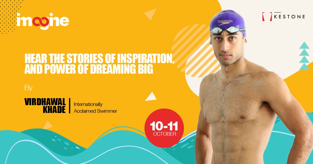 KestoneIMS's tweet photo. Hear the inspiring story of internationally acclaimed swimmer Virdhawal Khade who made it big in the global arena with his larger than life dream.
Register Now!
https://t.co/1VC6fLM16F
#virtualevents #inspiringsession #motivationworkshop #athlete #swimming #celebrityswimmer https://t.co/G0a0NaFOlW