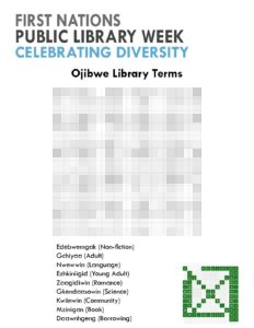 AnishNation's tweet image. First Nations Libraries Week!  #FNLW Anishinaabemowin resources available!