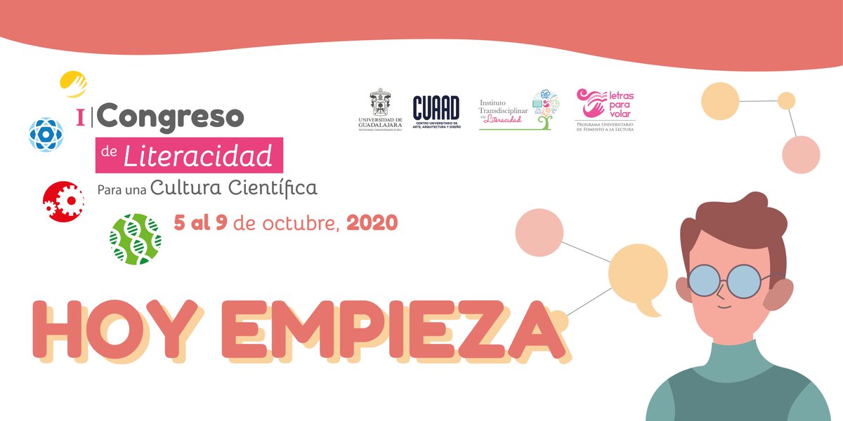 ¿Estás listo para vivir la ciencia y la literacidad desde todos sus ejes? ¡HOY COMENZAMOS!
Puedes seguir el evento en vivo desde Youtube en bit.ly/33y3CRQ
- - -
#Literacidad #ParaUnaCulturaCientífica