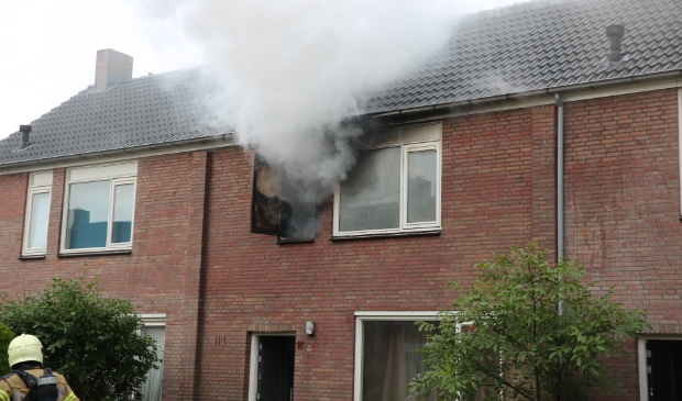 Brand in tussenwoning Strijmondlaan in Oudenbosch - ..