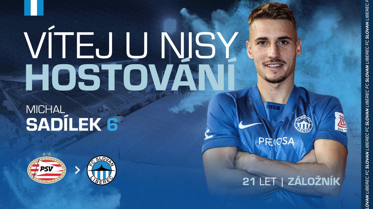 FCSlovanLiberec's tweet photo. Jsme moc rádi, že můžeme v týmu #FCSL přivítat @Sadilek32! 🤗
https://t.co/Rw5POeOuc4 https://t.co/uj2qSCw29t