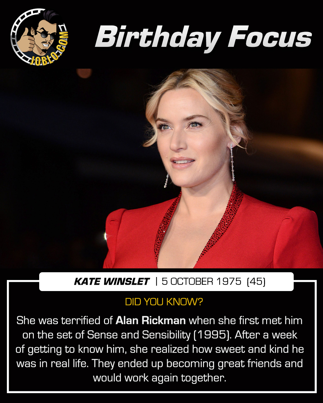 Happy 45th birthday to the amazing, Kate Winslet!

What do you think is her best role? 