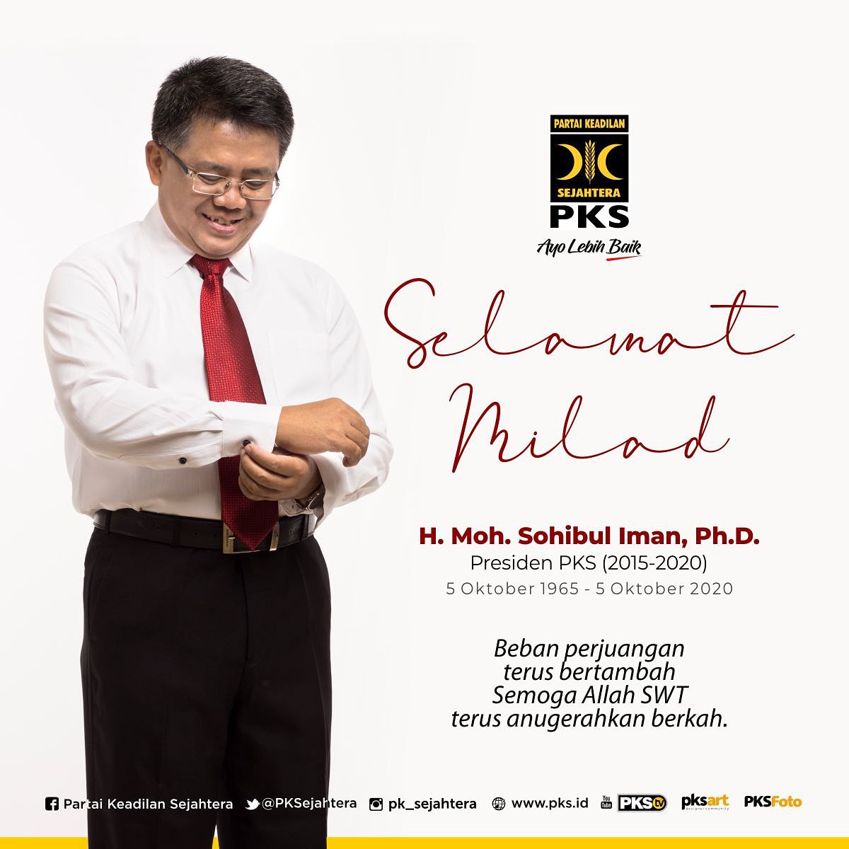 Terimakasih Kang Iman. Terimakasih atas Dedikasi-mu pada NKRI dan PKS
#AyoBerkhidmatLebihBaik
