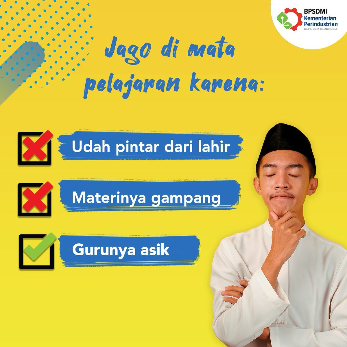 BPSDMI_Kemperin's tweet image. Jadi nostalgia waktu mimin jadi pinter kimia gara-gara gurunya enak. Kalau kamu, kira-kira mapel apa yang bikin jatuh hati karena gurunya asik? 

#MelangkahMaju #BPSDMI #BPSDMIKemenperin #SDMIndonesia #SDMIndustri #SDMUnggul #SobatIndustri